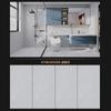 Processamento Personalizado Todo-Cerâmico Mid-Board Azulejos de Mármore por Toda Parte 400X800 Sala de Estar Corredor Cozinha Banheiro Azulejos de Parede