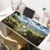 Alfombrilla de Ratón de Fábrica Original Antideslizante y Resistente a Manchas Pad de Escritorio Creativo Serie Paisaje Grande Engrosada Alfombrilla de Ratón para E-Sports