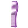 Pente Platinum de Dentes Largos para Cabelos Médios a Longos de Mulher, Pente de Dentes Largos Espessado para Cabeleireiros, Pente de Cabeleireiro de Corte Suave