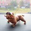 Bully dog carro carro ornamentos decorações do carro console central personalidade criativa social decoração do cão do zodíaco cão