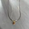 Collar de Girasol Dorado Ojo de Tigre para Mujer Lujo Ligero Sentido de Alta Gama Doble Capa Apilable Cadena Usable Usable Accesorios Vintage Maillard