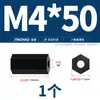 Coluna de Nylon Cabeça Chata Sextavada Haste de Parafuso de Dupla Passagem Coluna Isolante Coluna de Suporte de Plástico Branco e Preto Coluna Espaçadora M2.5M3M4M5