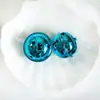 Estrella de Cinco Puntas Hueca de Metal de 3 cm, Campana de Colorido, Campana de Navidad, Colgante para Muñeca, Campana para Mascotas Hecha a Mano para DIY