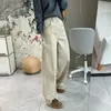 Jeans favorecedores, adelgazantes, estilo ropa de trabajo, de pierna curva, para otoño e invierno, de cintura alta, adelgazantes, elásticos, engrosados, forma de capullo, pierna recta, pierna ancha, para mujer