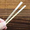 Cotonetes para Solução de Manutenção, Hastes de Algodão de Bambu 10cm, Extra Longas, 100 Peças em um Tubo, Especializado para Salões de Beleza, Grossas e Firmes