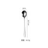 Vajilla de Acero Inoxidable 304 040 Tenedor Alemán Tenedor para Fruta Cuchara Redonda Cuchara para Helado Borde Redondeado y Pesado Regalo