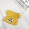 Sombrero infantil estilo coreano estilo ins 2023 otoño e invierno sombrero de punto de oso sombrero de bebé cálido tipo pullover para hombre y mujer sombrero estilo coreano