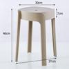 Taburete Redondo Apilable de Plástico Ciclón de Lujo Ligero, Taburete de Molino de Viento Simple y Portátil para Sala de Estar del Hogar, Banco Creativo para Restaurante