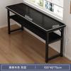 Escritorio Doble Largo Estudiante Hogar Dormitorio Aprendizaje Escritura Casa de Alquiler Mesa de Computadora Rectangular Mesa Estrecha de Pared
