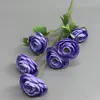 Flores de Loto Artificiales Transfronterizas para Decoración de Salones de Bodas, Flores de Loto Pequeñas de 6 Cabezas para Arreglos Florales en Lugares de Boda, Flores de Seda al por Mayor