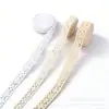 Acabamento de Renda Vazada Tecida de Algodão para Golas, Mangas, Saias de Roupas, Fita de Renda, Toalhas de Mesa, Cortinas, Acessórios de Tecido DIY