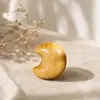 Sándalo Verde y Sándalo Dorado Estrella y Luna Talla en Madera Colgante Pequeño Adorno DIY Llavero Decoración Colgante