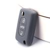 Adecuado para Citroen C4L Plegable 2 Llave Etiqueta C3L Funda de Silicona para Llave C5 Funda para Llave Picasso Funda para Mando a Distancia