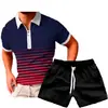 Camiseta deportiva casual de verano para hombre con estampado 3D traje de camiseta para hombre