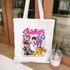 Bolso de Lona con Estampado de Grupo de Chicas Coreanas de Venta Caliente Transfronterizo 35*40 Bolso de Hombro para Viajes Diarios Bolso de Compras 0906