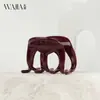 Grampo de Cabelo Médio Semi-redondo Espesso de Ácido Acético Francês de Alta Qualidade Wjia Moda Luxo Leve Grampo para Parte de Trás da Cabeça Acessórios de Cabelo