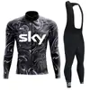 Nuevo Conjunto de Maillot de Ciclismo Transpirable de Manga Larga Sky para Hombre y Mujer Primavera Otoño Delgado Maillot de Bicicleta Montaña Venta al por Mayor