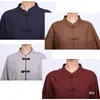 Terno Haiqing Ju Feminino Masculino Terno Zen Adorando Buda e Red Blue Cafe de Chaoshan Adubo Extra Quatro Estações Respirável Terno Haiqing Ju