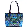 Bolsa Bordada Estilo Étnico de Yunnan Bolso de Mano Bordado Lona Retro Bolso de Hombro Versátil Bolso para Mujeres de Mediana Edad y Mayores Bolso para Mamá