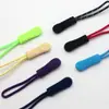 Inyección de plástico hebilla de tirador de cremallera PVC cuerda de tirador de cremallera pieza de tirador asa de equipaje ropa accesorios de cuerda de tirador al por mayor