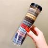 Bandas para el cabello sin costuras de alta elasticidad, banda elástica, liga para el cabello para adulto, cuerda gruesa para el cabello, liga para el cabello femenina, banda elástica, estilo ins, alta apariencia