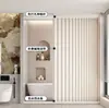Cortina de Baño, Instalación sin Taladro, Bloqueo de Luz para Inodoro, Impermeable, Protección de Privacidad, Ventana Pequeña, Comercio Transfronterizo