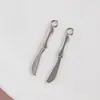 [Serie de Café de Desayuno Parisino] Colgante de Croissant de Grano de Café DIY Goteando Aceite Colgante Accesorios para Joyería DIY