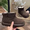 Zapatos de Algodón con Forro de Felpa Cálida Botas de Nieve Birkenstock para Mujer Antideslizantes Botines Nuevos 2025 Invierno Punta Ancha Retro Piel Suela Gruesa