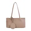 Bolsa tote vintage de grande capacidade para mulheres, nova moda outono 2026, bolsa de ombro moderna, casual e simples