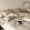 Edição EspecialRoupas de Cama de Jacquard de Algodão Puro dos Anos 60 de Alta Qualidade Conjunto de Quatro Peças Lençóis de Cetim de Algodão Puro Fronhas Roupa de Cama para Todas as Estações