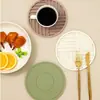 Tapete isolante de silicone jogo americano tapete para caçarola porta-copos tapete para tigela prato de legumes tapete de mesa resistente ao calor conjunto para uso diário em casa