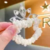 Acessórios de Cabelo para Meninas Coroa de Princesa Headwear Bola de Pérola Anel de Cabelo Corda de Cabelo Elástico de Cabelo Flor de Cabelo