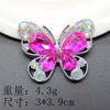 Kwai Sha nueva resina diamante sensación de alta gama mariposa diy funda para teléfono móvil salida de aire del coche zapatos hebilla de zapato accesorios