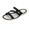 Chinelos Externos Molháveis para Mulheres 2024 Novos Sandálias de Verão Sola Macia Sapatos de Maternidade Estilo Coreano de Praia Sandálias de Praia para Mulheres