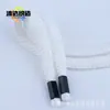 Correa Plana Gruesa de Moda de Gama Alta 1.0 cm Cabeza de Aleación Cordón para Pantalones, Chaquetas Deportivas, Ropa Infantil DIY, Cordón para Sudadera