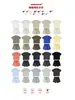 Camiseta Básica Pesada para Hombre de Algodón 100% 305g, Marca de Moda Camiseta Holgada Estilo Americano, Color Sólido Manga Corta para Adolescentes.