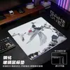 Alfombrilla de ratón de cristal micrograbado para gaming profesional de e-sports, estilo peculiar, lisa, impermeable y resistente a las manchas