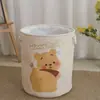Cesta de Roupa Suja Fofa para Quarto de Dormitório Banheiro, Nova Cesta de Roupas de Grande Capacidade para Uso Doméstico, Cesto de Armazenamento Portátil Estético de Aparência Elevada
