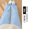 Pantalones Blancos de Pierna Ancha para Mujer 2026 Nuevo Otoño/Invierno Con Terciopelo Adicional Casual Rectos Sueltos Persona Baja Pantalones de Pana con Caída