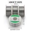 Alambre de Soldadura de Acero Inoxidable de Alta Pureza 50G para Uso Doméstico para Ayudar a la Soldadura de Cobre, Aluminio, Hierro, Pestañas de Electrodo de Batería de Zinc, Soldadura Fuerte