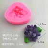 Molde de silicona serie flor de hibisco girasol flor holandesa flor cala aromaterapia para coche chocolate molde de azúcar