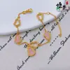 Estilo Igual al Libro Rojo Rosa Retro Diamante de Nácar Calado Calabaza Pulsera Lujo Accesible Moda de Gama Alta Joyería de Mano de Nicho