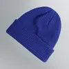 Gorro de Punto Acrílico Logo Personalizado Exportación Gorro con Puño Otoño e Invierno Gorro Cálido Bordado Fabricante Mayorista