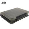 Caja de camarones de madera dividida de doble cara E, caja de cebo de doble capa, caja Luya con orificio de drenaje, accesorios portátiles de tres colores, equipo de pesca