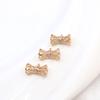 Color oro de 14K incrustado circonita cesta de flores hombrecito cuenta de cintura hecho a mano diy collar de perlas colgante hebilla material de joyería