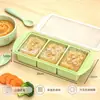 Bandeja de Hielo Grande de Silicona Transfronteriza Molde de Cubitos de Hielo de Grado Alimenticio Molde de Bola de Hielo de Desmoldeo Fácil Congelación Rápida Molde para Hacer Hielo Casero