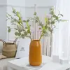 Simulação de Plantas Verdes e Pacote de Plantas Vaso Doméstico Hotel Casamento Arranjo de Flores Arranjo de Verdejamento Decoração Flores Artificiais