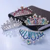 Tocado de corona para niños, corona de princesa con diamantes de imitación, peine para el cabello, regalo de cumpleaños para niña pequeña, accesorios para el cabello de bebé, peine, joyería