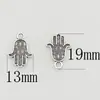 Torre de Hierro/Palma/Árbol de la Vida/Pluma colgante de plata oculto pulsera collar colgante accesorios DIY