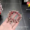 Goma para el Cabello Coreana Dongdaemun con Pedrería y Perlas para Mujer, Accesorio de Cabello de Alta Gama para Recoger el Cabello en la Parte Posterior de la Cabeza, Cuerda Elegante y de Alta Elasticidad